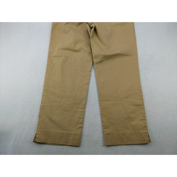 Womens Chaps Stretch Fabric Chino Pants Size 4 Tan Brown W/Tags - Picture 6 of 10